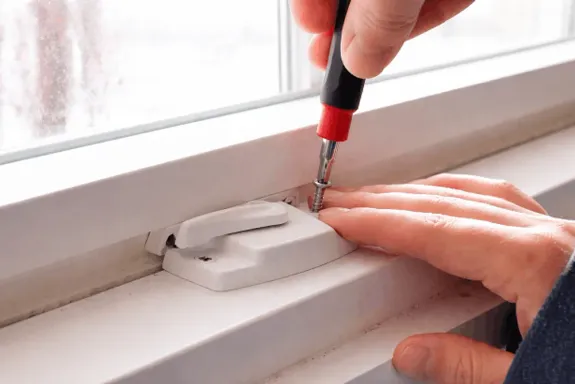 Emergency window lock repair service